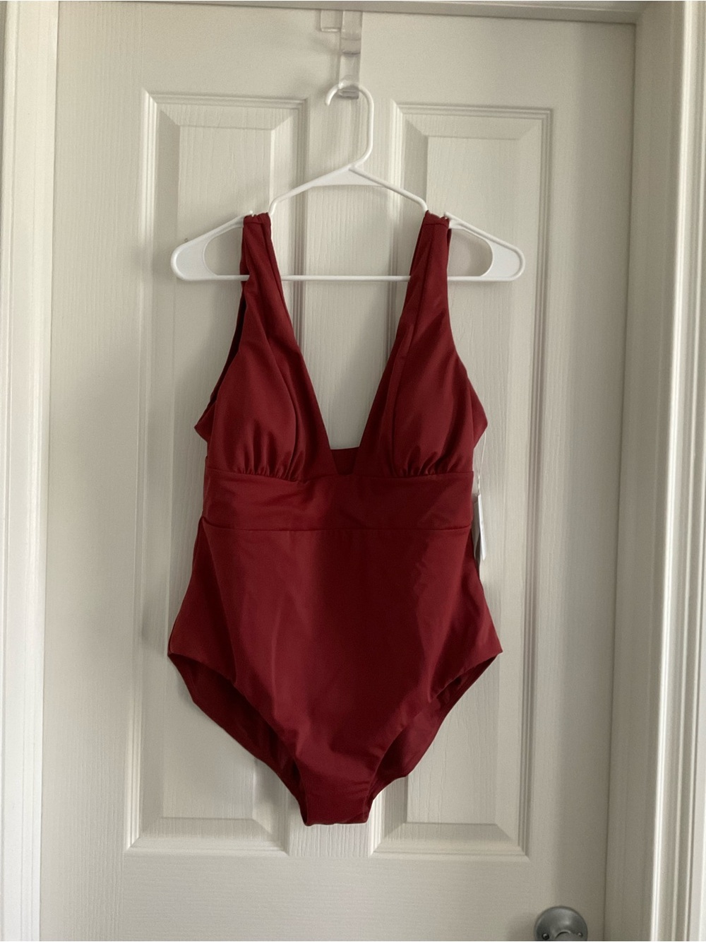 Andie Deep Rust Red One-Piece Swimsuit